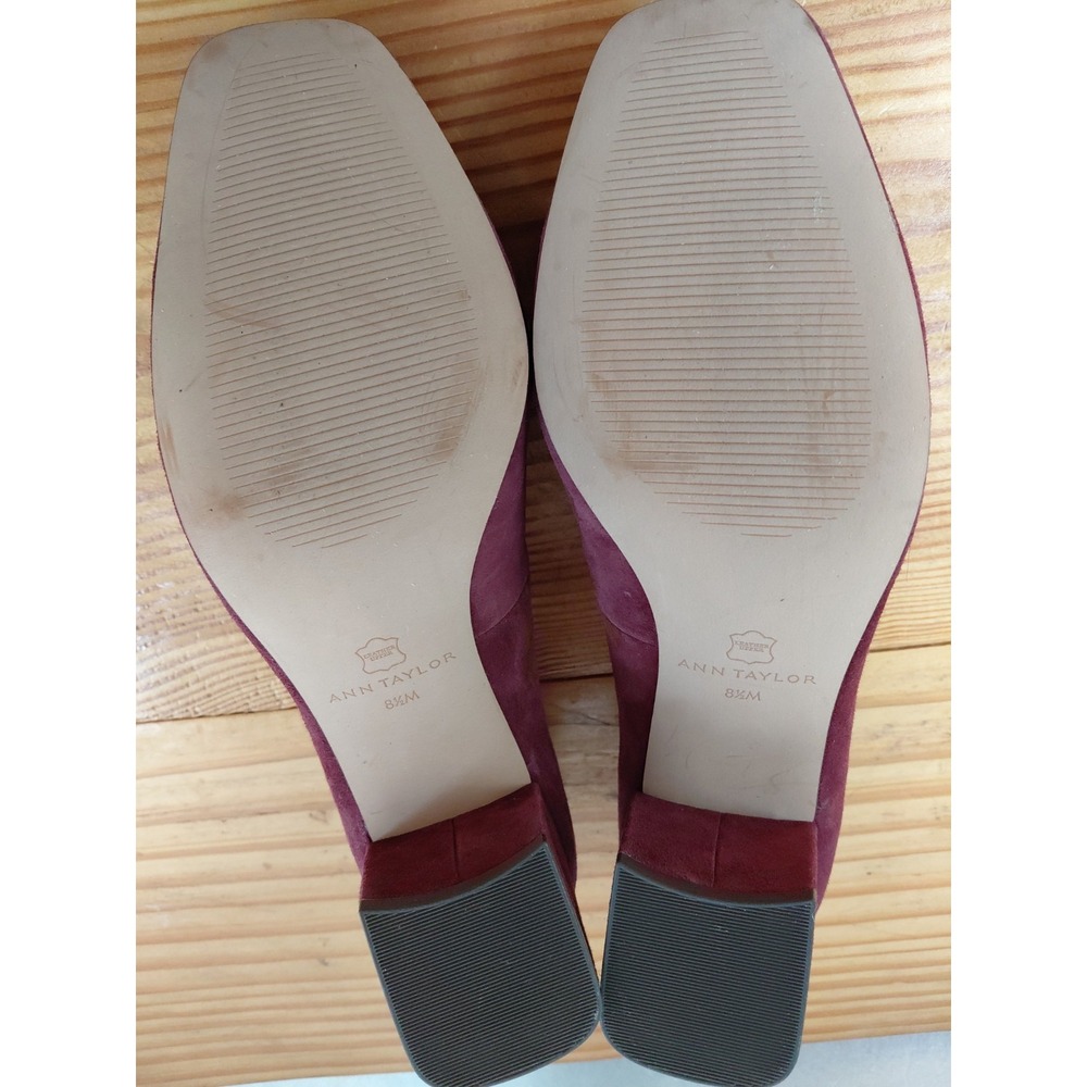 Ann Taylor Suede Tassel Loafer Pumps - Picture 7 of 7
